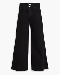 Frame Denim High-rise wide-leg jeans - Black Black