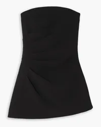 Proenza Schouler Strapless gathered crepe top - Black Black