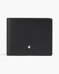 Montblanc Pebbled-leather wallet - Black Black