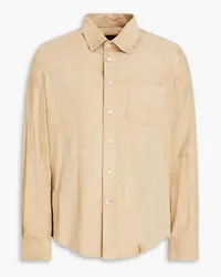 TOD'S Suede shirt - Neutral Neutral