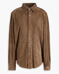 TOD'S Suede shirt - Neutral Neutral