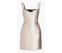 Judi metallic crepe mini dress - Metallic