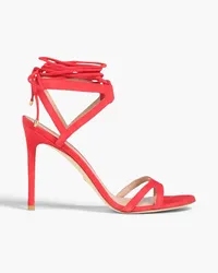 Stuart Weitzman Soiree 100 suede sandals - Orange Orange