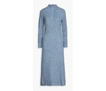Roasty ribbed-knit midi dress - Blue