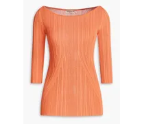 Pompelmo ribbed-knit sweater - Orange
