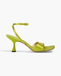 WANDLER Satin sandals - Green Green