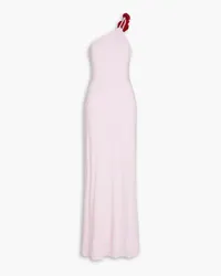 Magda Butrym One-shoulder jersey maxi dress - Pink Pink