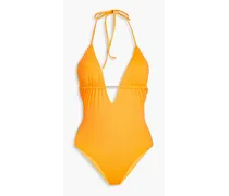 Casa Blanca cutout swimsuit - Orange
