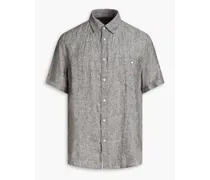Gus linen shirt - Gray