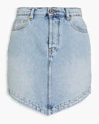 Alexandre Vauthier Asymmetric denim mini skirt - Blue Blue