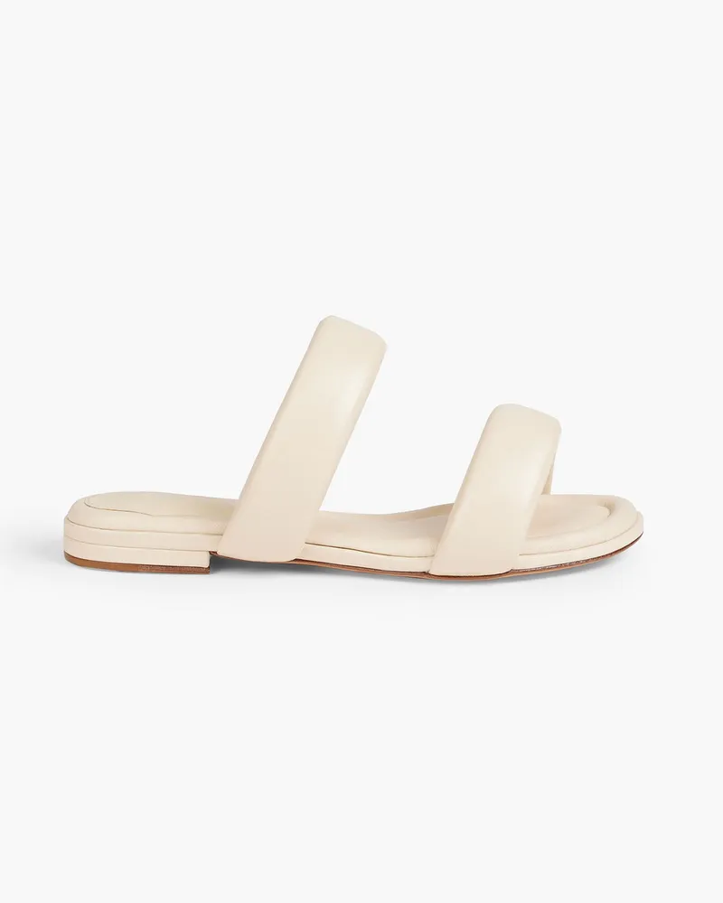 Alexandre Birman Lilla padded leather sandals - White White