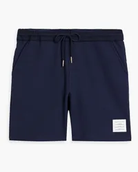 Thom Browne Waffle-knit cotton shorts - Blue Blue