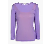 Lyocell jersey top - Purple