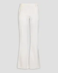 Magda Butrym Wool and silk-blend mikado flared pants - White White