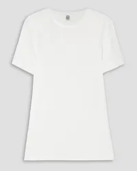 Totême Linen-jersey T-shirt - White White