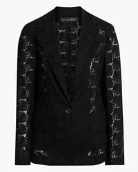 Oscar de la Renta Cotton guipure lace blazer - Black Black