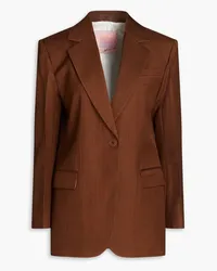 Sandro Woven blazer - Brown Brown