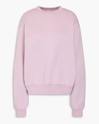 Acne Studios Cotton-blend fleece sweatshirt - Purple Purple