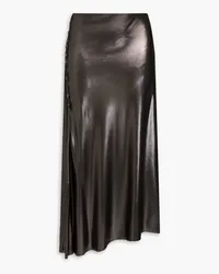 Acne Studios Lamé midi skirt - Metallic Metallic