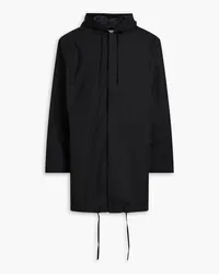 Studio Nicholson Cotton-blend hooded raincoat - Black Black