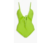 Cutout swimsuit - Green