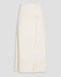 By Malene Birger Esra embellished crepe midi skirt - White White