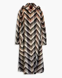 Missoni Wool-blend hooded coat - Black Black