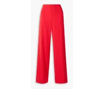 Alice Olivia - Crepe wide-leg pants - Red