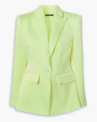 Alex Perry Manon satin-crepe blazer - Yellow Yellow