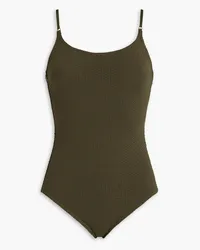 Zimmermann Stretch-jacquard swimsuit - Green Green