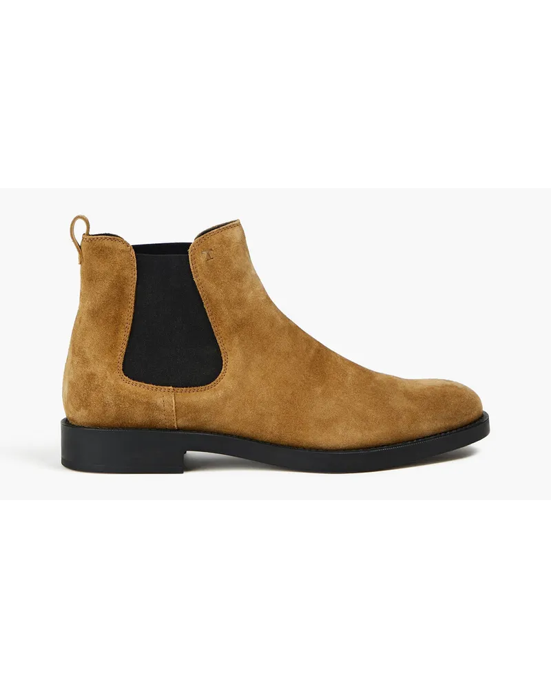 Suede Chelsea boots - Brown