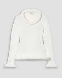 J.W.Anderson Bumper-Trim cotton sweater - White White