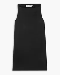 Proenza Schouler Satin-twill mini dress - Black Black