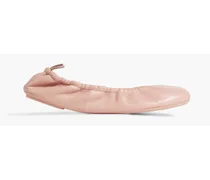 Pixie leather ballet flats - Pink