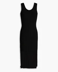 Philosophy Di Lorenzo Serafini Ribbed-knit dress - Black Black