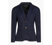 Nancy cotton-blend piqué blazer - Blue
