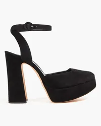 Alexandre Birman Suede platform pumps - Black Black