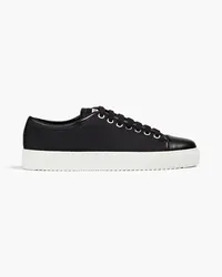 Axel Arigato Faux leather and mesh sneakers - Black Black