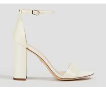 Yaro silk-satin sandals - White