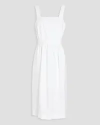 Moschino Cotton-blend jacquard dress - White White