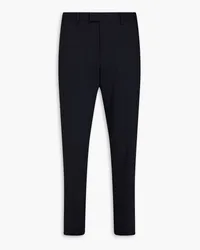 Sandro Tapered wool-blend pants - Blue Blue