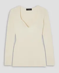 arch4 Amirah ribbed cashmere sweater - White White