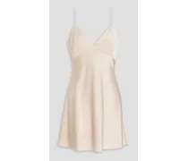 Alice Olivia - Julietta satin-crepe mini dress - White
