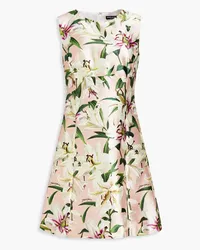 Dolce & Gabbana Floral-print silk-satin mini dress - Pink Pink