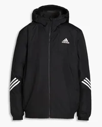 adidas Striped shell hooded jacket - Black Black