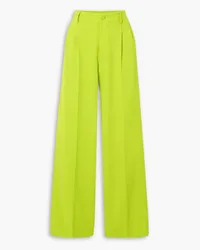 Huishan Zhang Cosima crepe wide-leg pants - Green Green