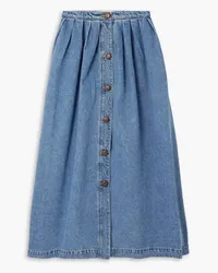 Giuliva Heritage Collection Lilium denim midi skirt - Blue Blue