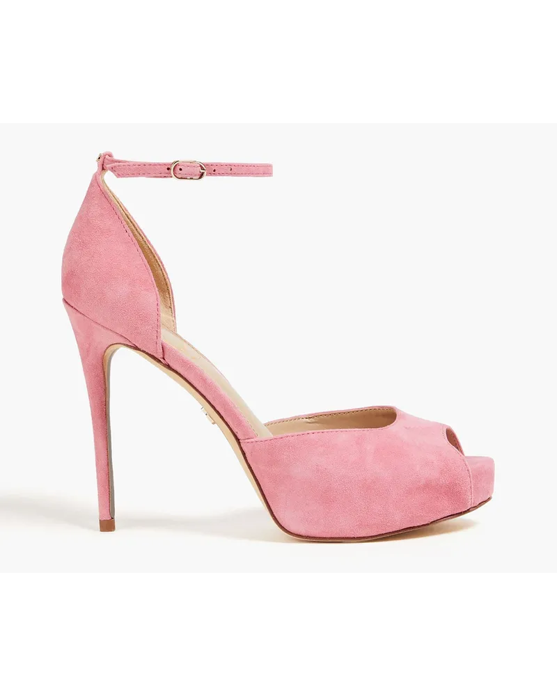 Sam Edelman Florencia suede platform sandals - Pink Pink