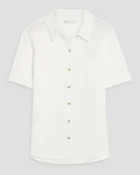 Onia Cotton and Lyocell-blend shirt - White White