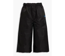 Appliquéd shell shorts - Black